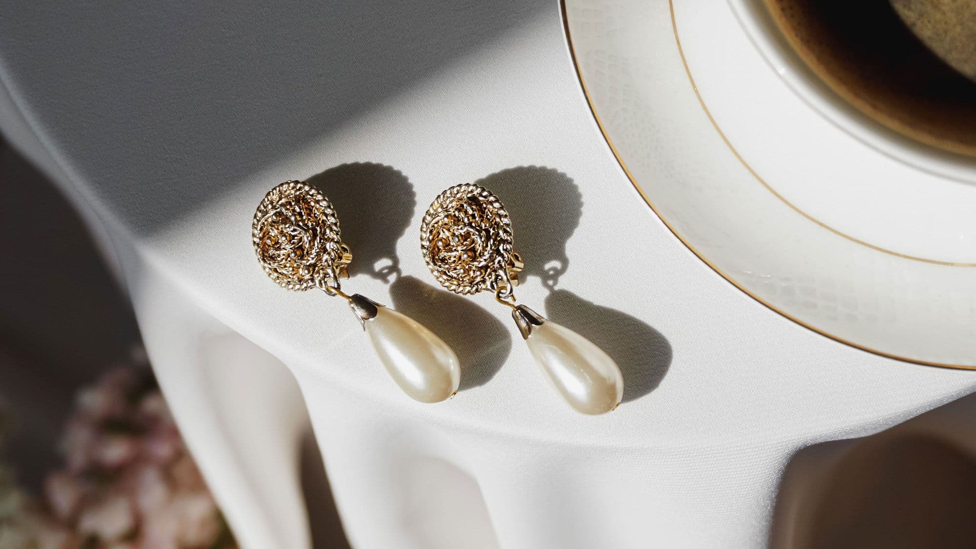 Pearl Earrings at Auction