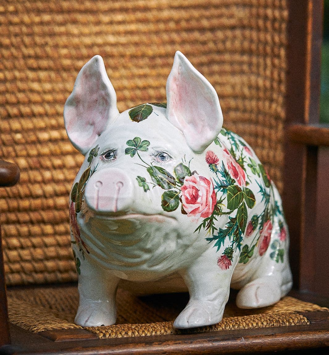 LOT 123 | WEMYSS WARE LARGE 'ROSES, THISTLES & SHAMROCKS' PIG £4,000 - £6,000 + fees