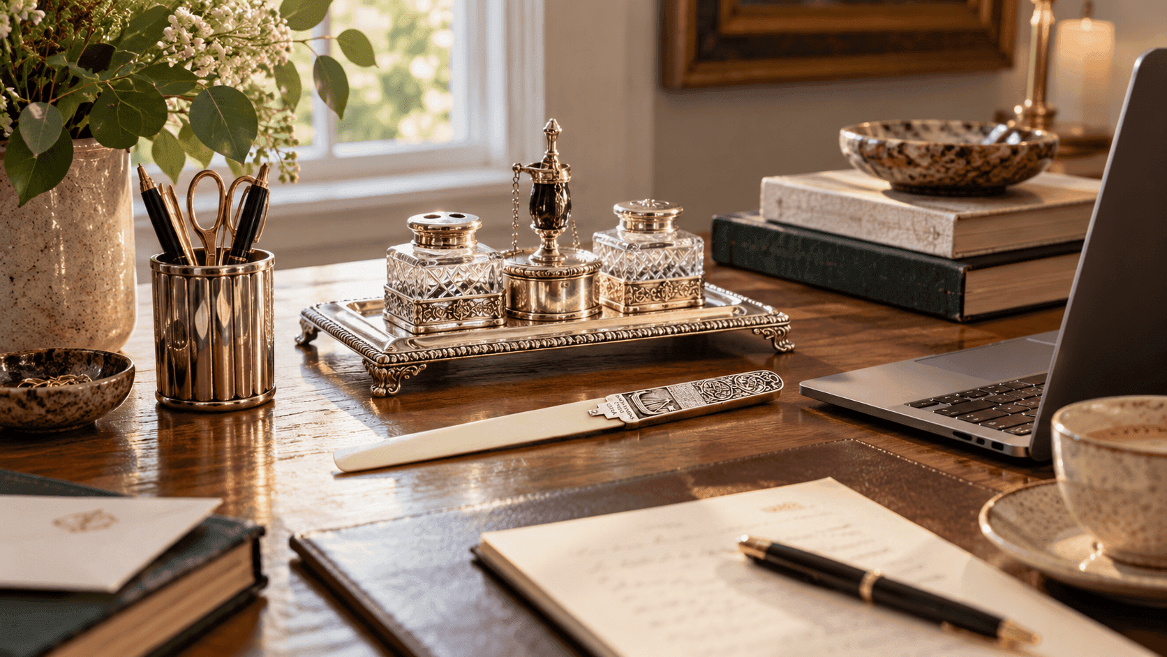 The Art of the Desk: Silver for the Modern Workspace