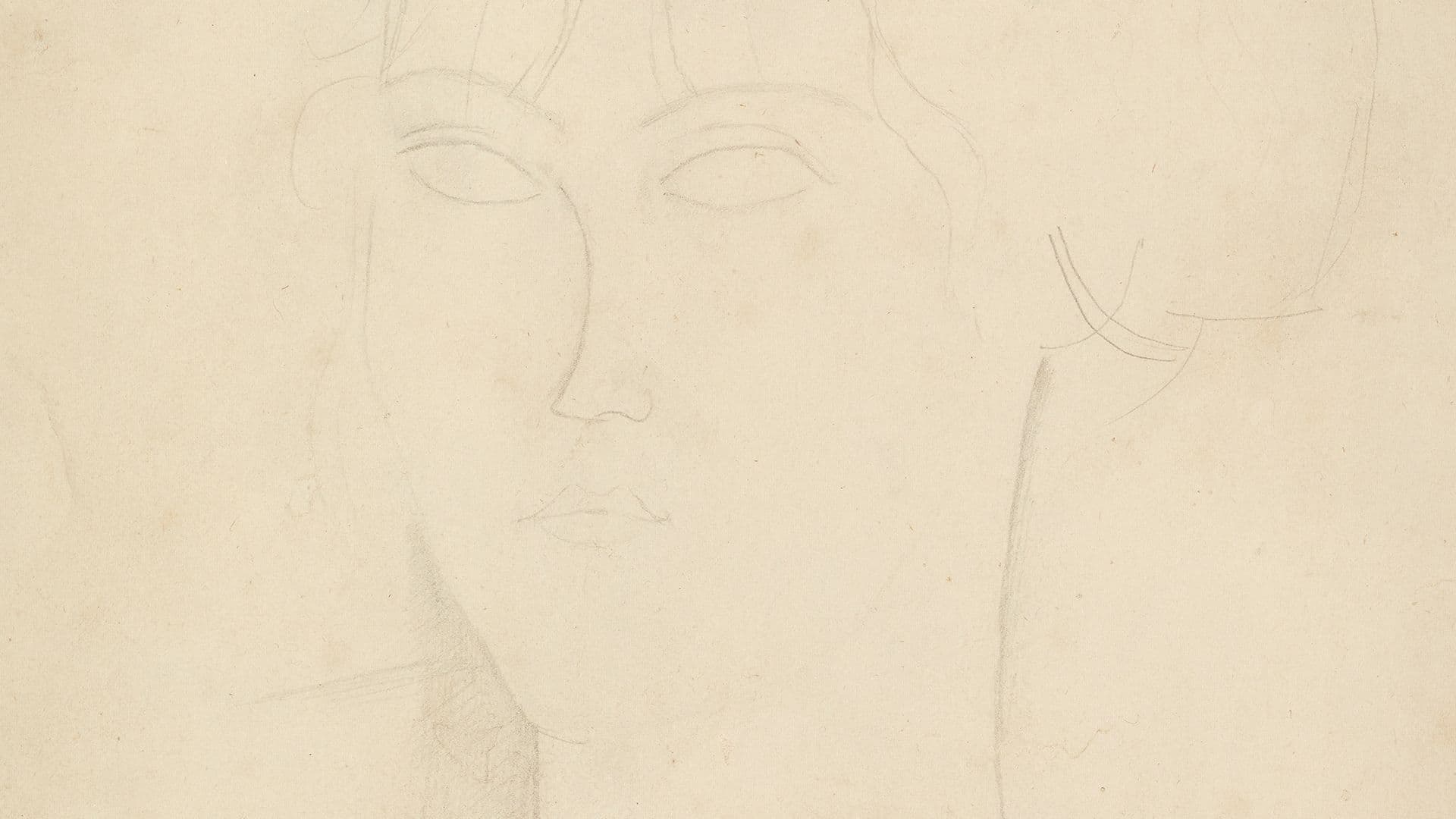 AMEDEO MODIGLIANI (ITALIAN, 1884-1920) | HEAD OF A GIRL | Sold for £50,200*