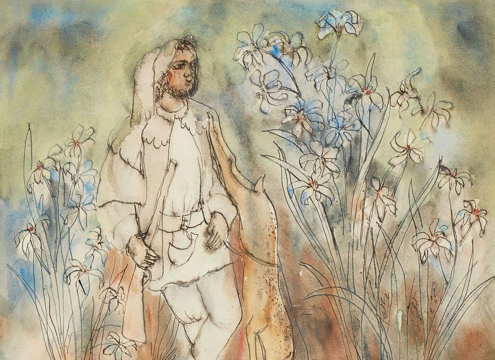 JOHN MAXWELL R.S.A (SCOTTISH 1905-1962) § | HUNTSMAN 11