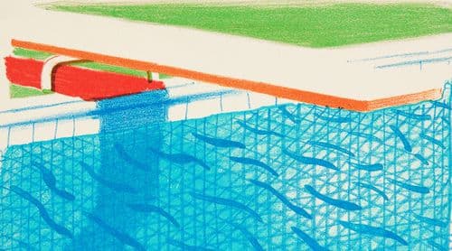 David Hockney’s 'Paper Pools': Capturing Water, Light and Movement