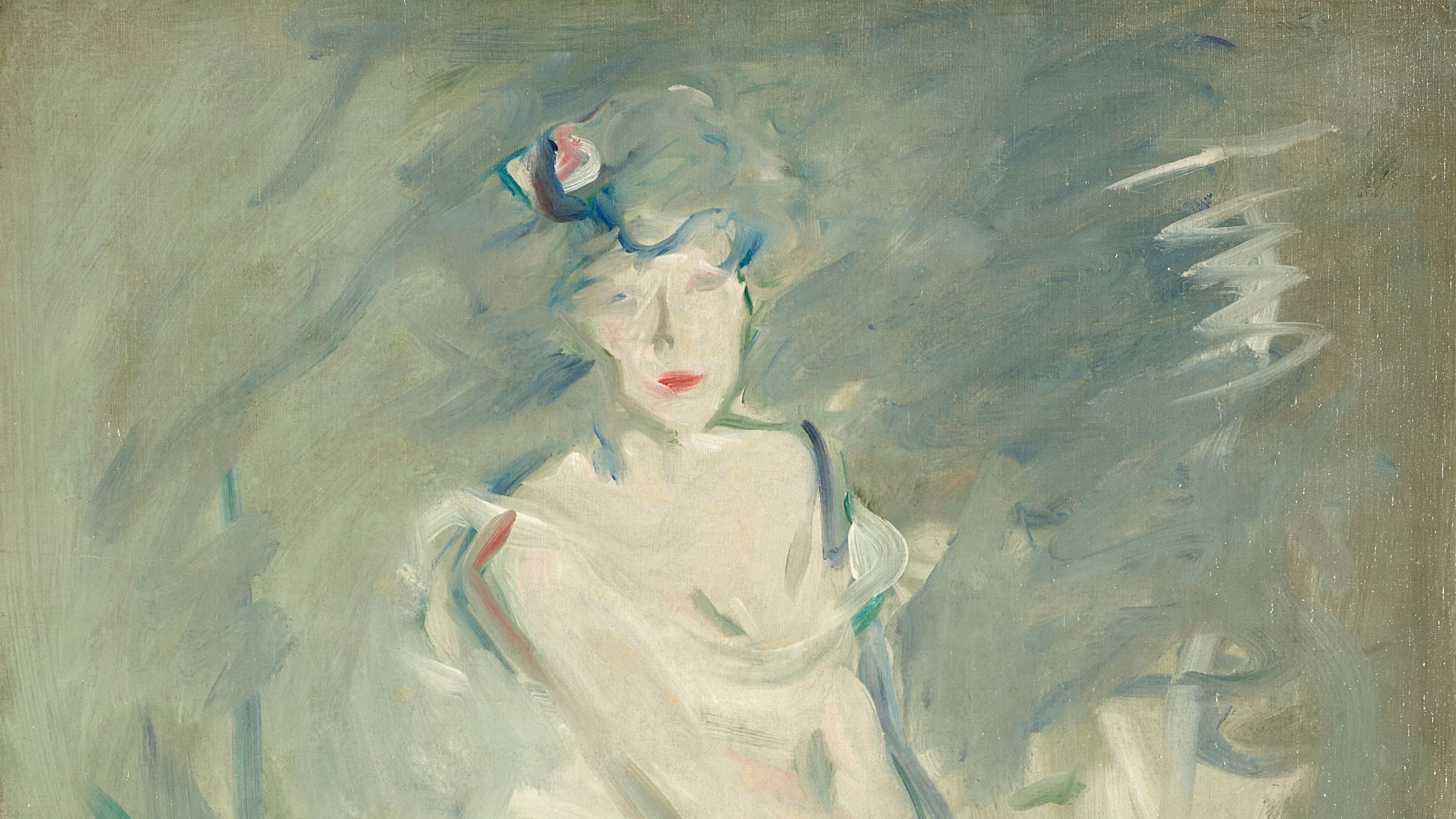 SAMUEL JOHN PEPLOE R.S.A. (SCOTTISH 1871-1935) | THE WHITE DRESS