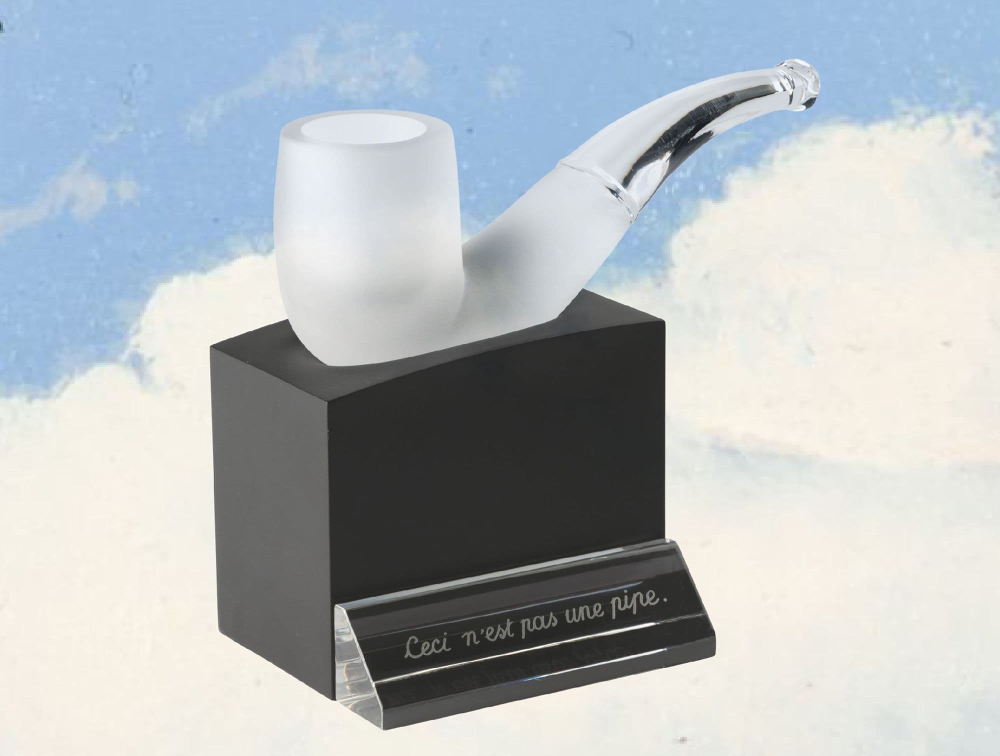 LA TRAHISON DES IMAGES  NUMBERED EDITION  ©SUCCESSION MAGRITTE & LALIQUE