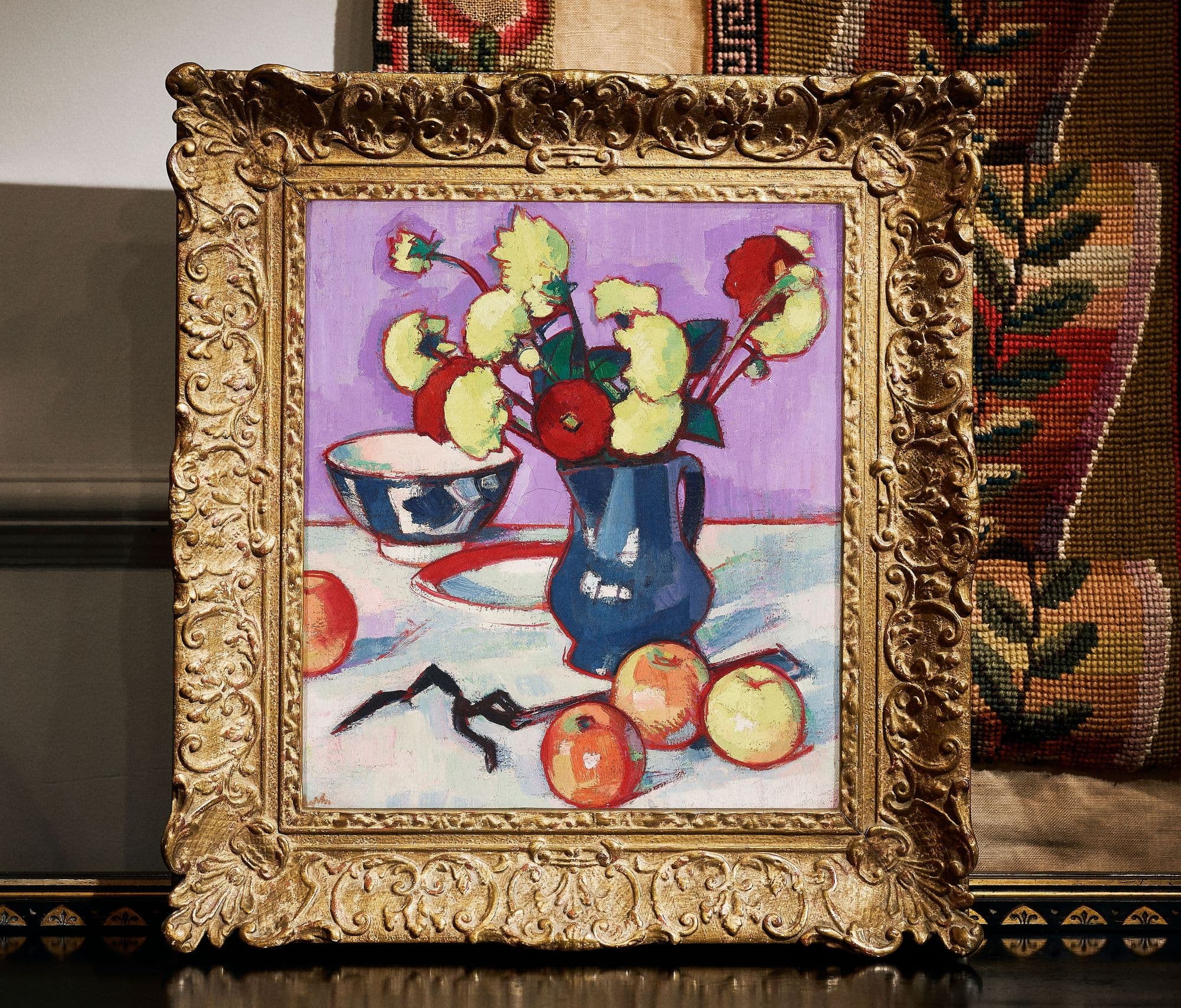 S.J. Peploe 'Still Life with Fruit and Flowers'